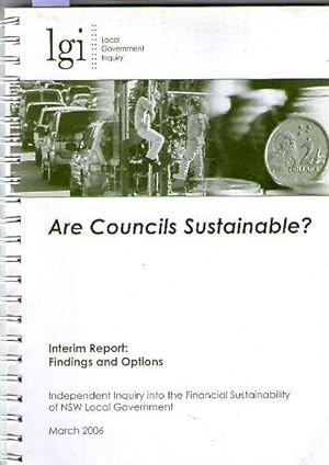 Are Councils Sustainable? : Interim Report - Findings and Options