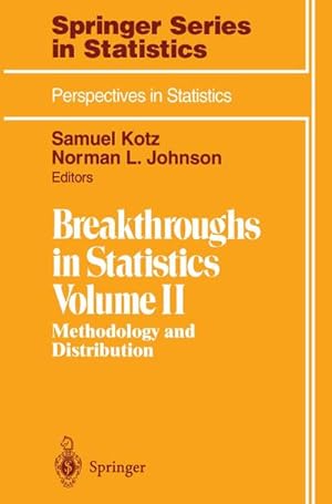 Image du vendeur pour Breakthroughs in Statistics : Methodology and Distribution mis en vente par AHA-BUCH GmbH