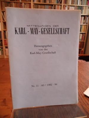 Mitteilungen der Karl-May-Gesellschaft. Herausgegeben von der Karl-May-Gesellschaft. Inhaltsverze...