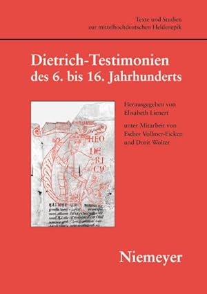 Bild des Verkufers fr Dietrich-Testimonien des 6. bis 16. Jahrhunderts zum Verkauf von AHA-BUCH GmbH