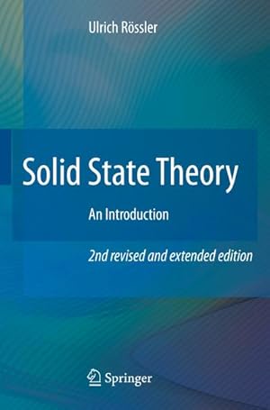 Imagen del vendedor de Solid State Theory a la venta por BuchWeltWeit Ludwig Meier e.K.