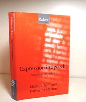 Expression in Speech: Analysis and Synthesis