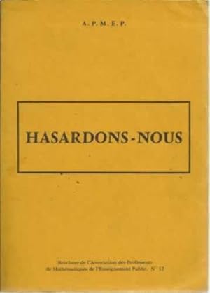 Seller image for Hasardons-Nour for sale by Librera Cajn Desastre