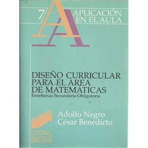 Seller image for Dise�o curricular para el �rea de matem�ticas for sale by Librer�a Caj�n Desastre