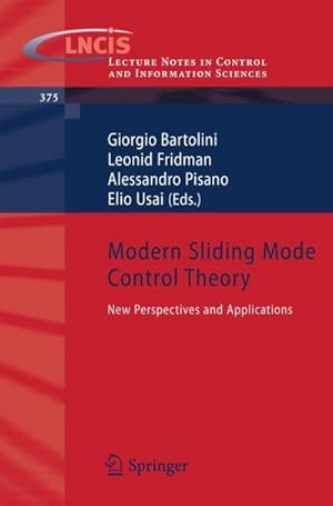 Immagine del venditore per Modern Sliding Mode Control Theory : New Perspectives and Applications venduto da AHA-BUCH GmbH