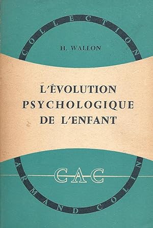 Seller image for L'volution psychologique de l'enfant for sale by Pare Yannick