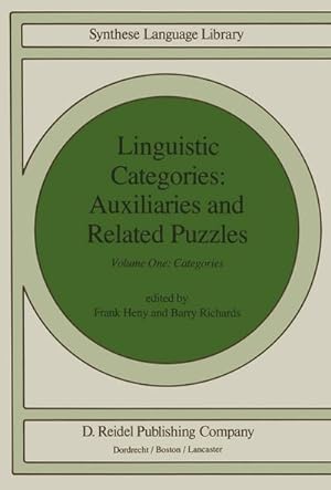 Seller image for Linguistic Categories: Auxiliaries and Related Puzzles : Volume One: Categories for sale by AHA-BUCH GmbH