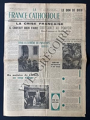 LA FRANCE CATHOLIQUE-N°599-23 MAI 1958