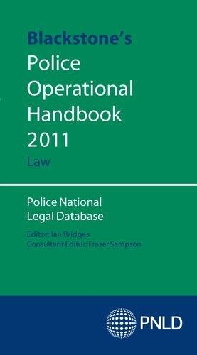 Imagen del vendedor de Blackstone's Police Operational Handbook 2011: Law a la venta por Bellwetherbooks