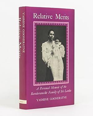 Bild des Verkufers fr Relative Merits. A Personal Memoir of the Bandaranaike Family of Sri Lanka zum Verkauf von Michael Treloar Booksellers ANZAAB/ILAB