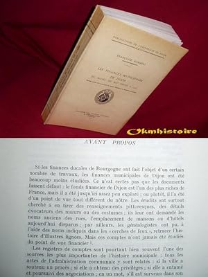 Les finances municipales de Dijon du milieu du XIVe siècle à 1477