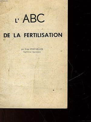 Imagen del vendedor de L'ABC DE LA FERTILISATION a la venta por Le-Livre