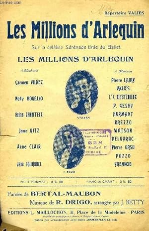 Imagen del vendedor de LES MILLIONS D'ARLEQUIN a la venta por Le-Livre