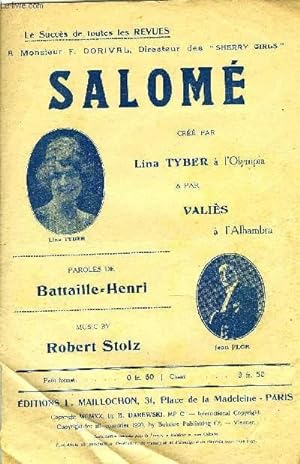 Seller image for SALOME for sale by Le-Livre