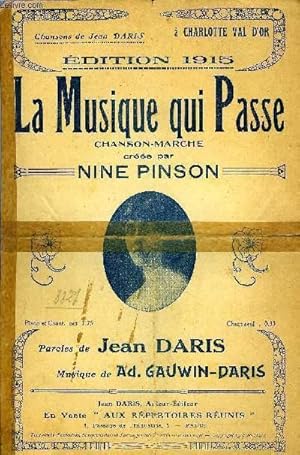 Seller image for LA MUSIQUE QUI PASSE for sale by Le-Livre