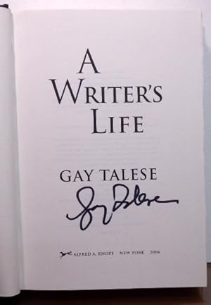 Seller image for A WRITER'S LIFE [SIGNED] for sale by RON RAMSWICK BOOKS, IOBA