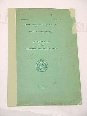 Seller image for Sincronismo de las Culturas Indo-Antillanas for sale by Princeton Antiques Bookshop