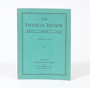 Seller image for Fine Structure of the Hydrogen Atom by a Microwave Method for sale by Manhattan Rare Book Company, ABAA, ILAB