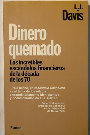 Seller image for Dinero Quemado for sale by NOMBELA LIBROS USADOS