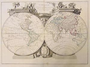 Mappe Monde ou description du globe terrestre assujettie aux observations astronomiquesÖ
