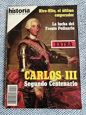 Historia 16 [revista]. Año XIII. Número 151, Extra. Noviembre 1988. Carlos III : segundo centenario