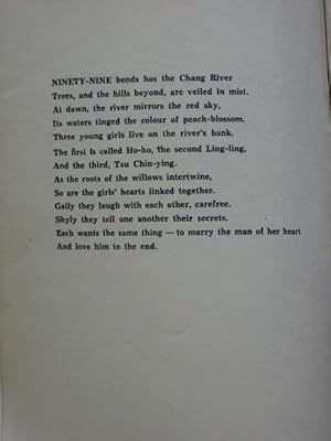 Imagen del vendedor de SONG OF THE CHANG RIVER a la venta por Old Hall Bookshop, ABA ILAB PBFA BA