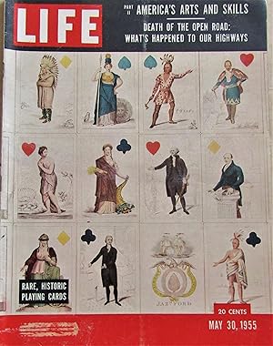 Life Magazine May 30, 1955 -- Cover: Rare, Historic Playing Cards