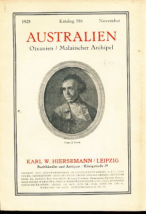 Bild des Verkufers fr Australien / Ozeanien / Malaiischer Archipel. Katalog 588. Karl W. Hiersemann, Buchhndler und Antiquar, Knigstrae 29. zum Verkauf von Fundus-Online GbR Borkert Schwarz Zerfa