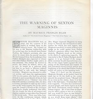 Image du vendeur pour The Warning Of Sexton Maginnis mis en vente par Legacy Books II