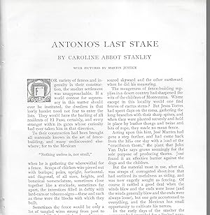 Image du vendeur pour Antonio's Last Stake mis en vente par Legacy Books II