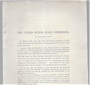 Seller image for The United States Peace Commission for sale by Legacy Books II