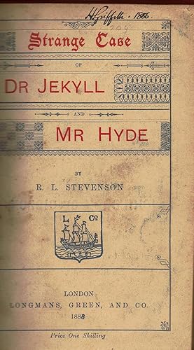 Bild des Verkufers fr Strange Case of Dr. Jekyll and Mr. Hyde zum Verkauf von Houle Rare Books/Autographs/ABAA/PADA