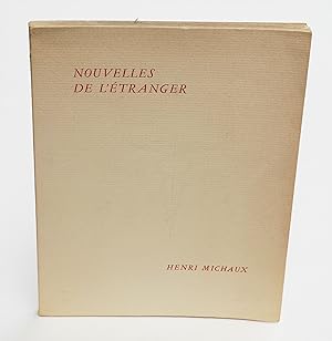 Seller image for Nouvelles de l'tranger for sale by Librairie-Galerie Emmanuel Hutin