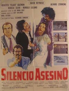 Imagen del vendedor de Silencio Asesino. Movie poster. (Cartel de la Pelcula). a la venta por Wittenborn Art Books