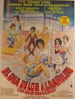 Imagen del vendedor de El Dia de los Albaniles: Los Maistros del Amor. Movie poster. (Cartel de la Pelcula). a la venta por Wittenborn Art Books