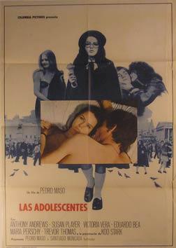 Imagen del vendedor de Las Adolescentes. Movie poster. (Cartel de la Pelcula). a la venta por Wittenborn Art Books