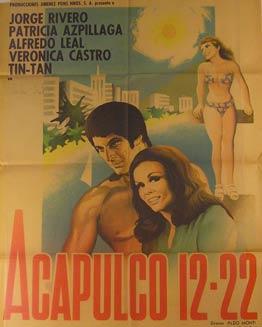 Imagen del vendedor de Acapulco 12-22. Movie poster. (Cartel de la Pelcula). a la venta por Wittenborn Art Books