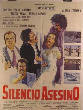 Imagen del vendedor de Silencio Asesino. Movie poster. (Cartel de la Pelcula). a la venta por Wittenborn Art Books