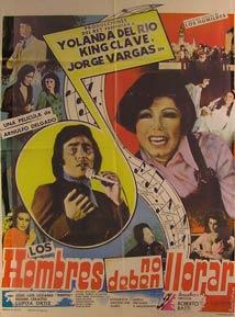 Immagine del venditore per Los Hombres No Deben Llorar. Movie poster. (Cartel de la Pelcula). venduto da Wittenborn Art Books