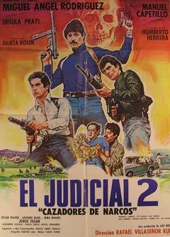 Image du vendeur pour El Judicial 2: Cazadores de Narcos. Movie poster. (Cartel de la Pelcula). mis en vente par Wittenborn Art Books