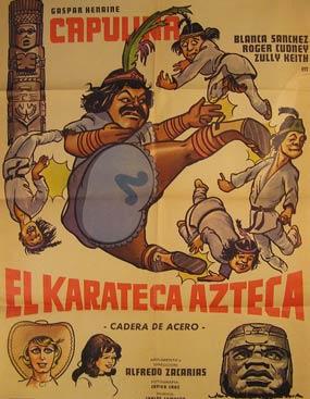 Imagen del vendedor de El Karateca Azteca. Movie poster. (Cartel de la Pelcula). a la venta por Wittenborn Art Books