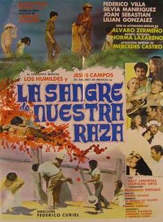 Imagen del vendedor de La Sangre De Nuestra Raza. Movie poster. (Cartel de la Pelcula). a la venta por Wittenborn Art Books