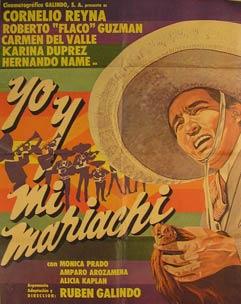 Imagen del vendedor de Yo Y Mi Mariachi. Movie poster. (Cartel de la Pelcula). a la venta por Wittenborn Art Books