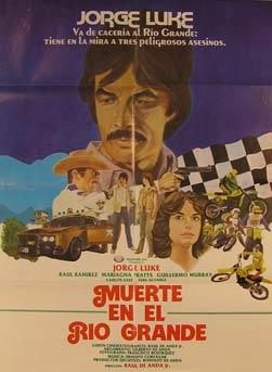 Imagen del vendedor de Muerte en el Rio Grande. Movie poster. (Cartel de la Pelcula). a la venta por Wittenborn Art Books