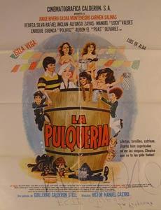 Imagen del vendedor de La Pulqueria. Movie poster. (Cartel de la Pelcula). a la venta por Wittenborn Art Books