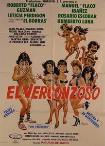 El Vergonzoso. Movie poster. (Cartel de la Película).