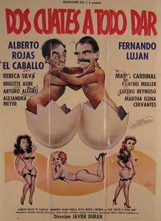 Bild des Verkufers fr Dos Cuates a Todo Dar. Movie poster. (Cartel de la Pelcula). zum Verkauf von Wittenborn Art Books