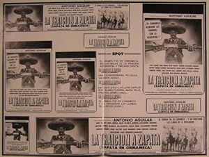 Imagen del vendedor de La Traicion a Zapata. Movie poster. (Cartel de la Pelcula). a la venta por Wittenborn Art Books