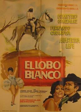 Imagen del vendedor de El Lobo Blanco. Movie poster. (Cartel de la Pelcula). a la venta por Wittenborn Art Books