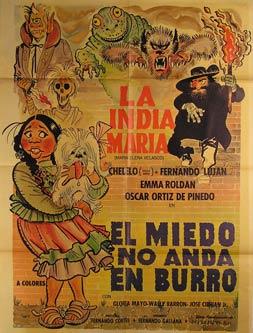 Imagen del vendedor de El Miedo No Anda En Burro. Movie poster. (Cartel de la Pelcula). a la venta por Wittenborn Art Books